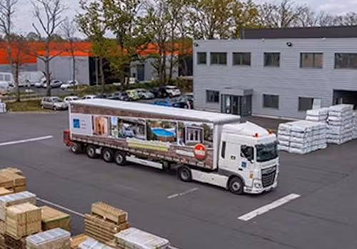 Camion de livraison a domicile Camion de livraison